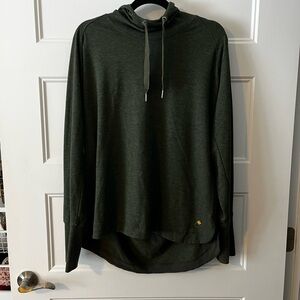 Shambhala Women's Lightweight Dark Green Hoodie | XL